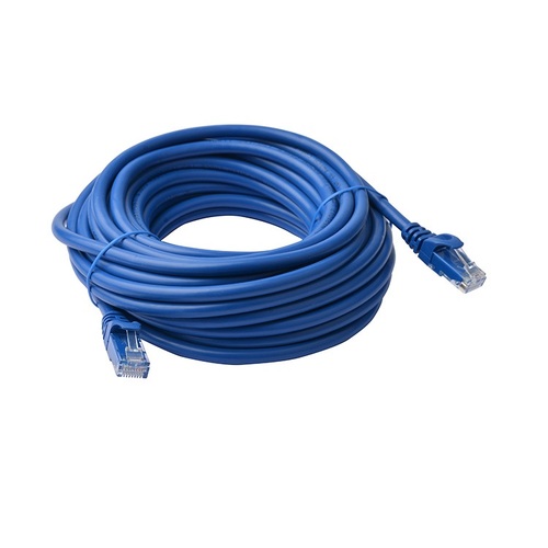 8Ware 10m Cat6a UTP Snagless Ethernet Cable LAN Connector - Blue