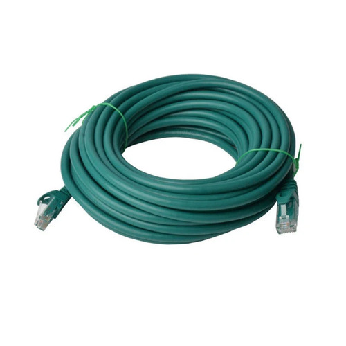 8Ware 15m Cat6a UTP Snagless Ethernet Cable LAN Connector - Green