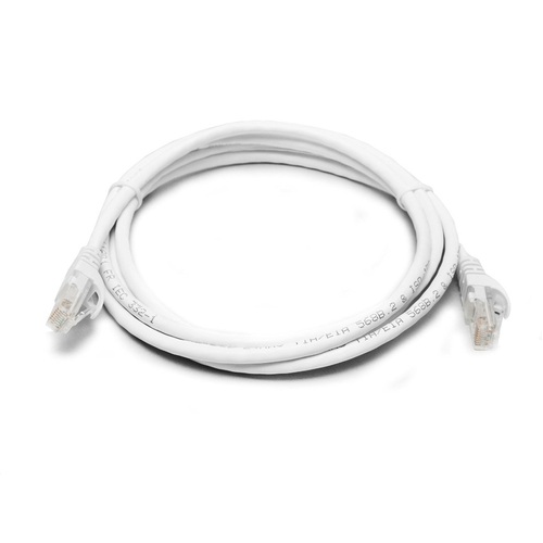 8Ware 2m Cat6a UTP Snagless Ethernet Cable LAN Connector - White