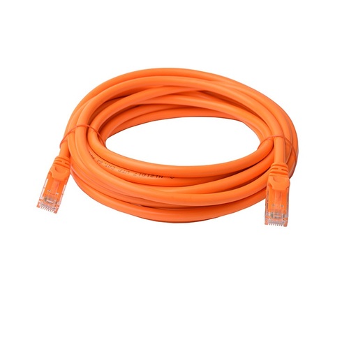 8Ware 3m Cat6a UTP Snagless Ethernet Cable LAN Connector - Orange