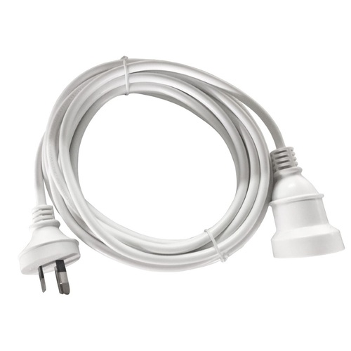 8Ware 3m AU Main Extension Cable 240V 3-Pin Male to Female Piggy Back Plug