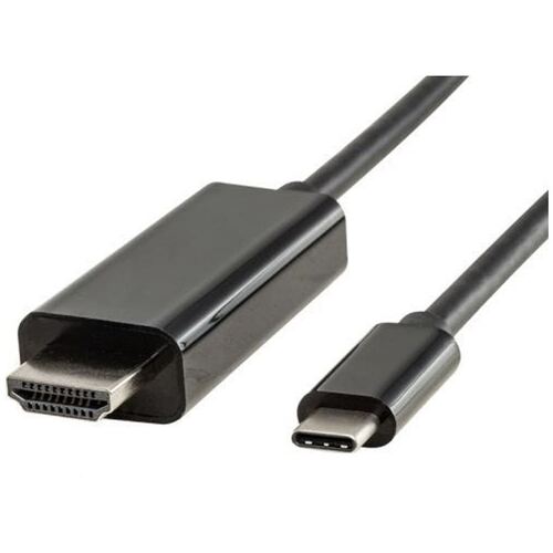 8ware 2m USB 3.1 Type C Male to HDMI Male Adapter Dispaly Converter Cable BK