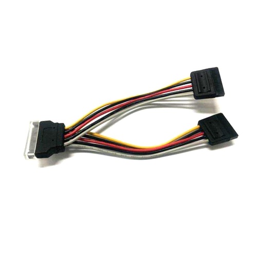 8Ware 15cm SATA Power Splitter Cable Male to Female Connector/Adapter
