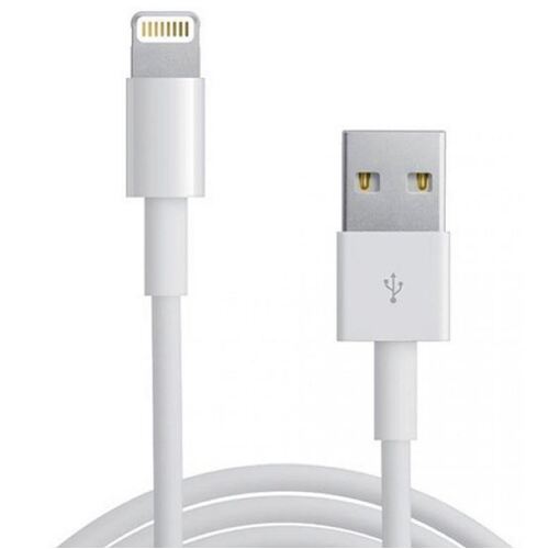 Astrotek 1m Male USB-A To 8 Pin Data Charger Cable For Apple iPhone WHT
