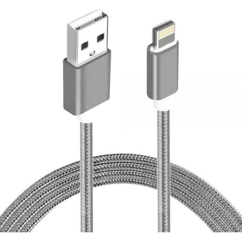 Astrotek 1m Male USB-A To USB 8 Pin Data Sync Charger Cable Grey