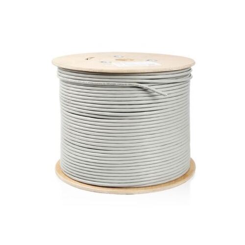 Astrotek CAT6 FTP Cable 305m Roll Grey White 0.55mm Solid Wire Ethernet LAN