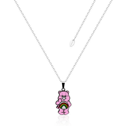 ECC Care Bears Enamel Stud Earrings - Stainless Steel - Pink