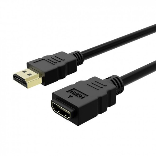 Simplecom 50cm CAH305 HDMI Ultra HD Male to Female Extension Cable