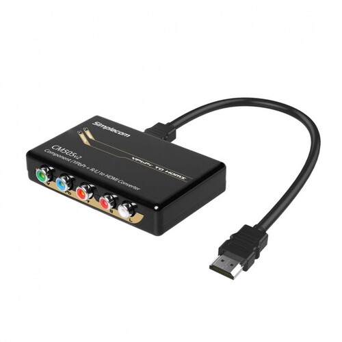 Simplecom CM505v2 Component to HDMI Converter Full HD 1080p Adapter