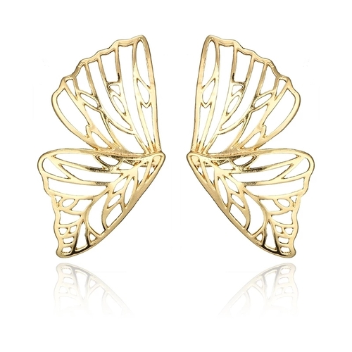 Culturesse Skyla Golden Butterfly Earrings Fashion Jewellery