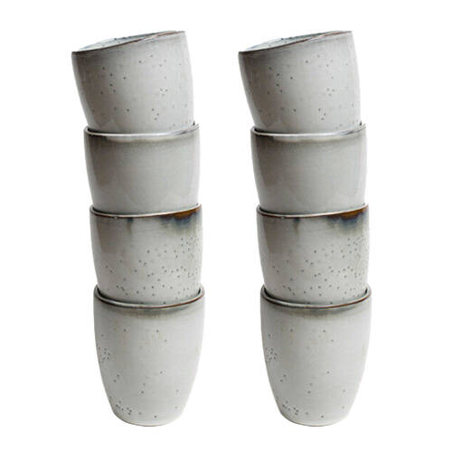 2x 4pc Coffee Culture Reactive 280ml Ceramic Coffee & Tea Cup