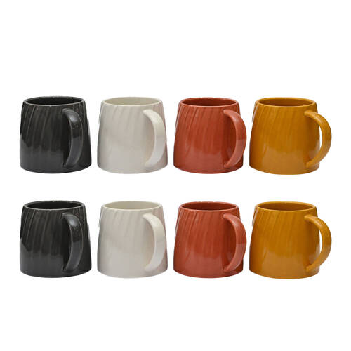 2x 4pc Coffee Culture and Tea Drinking Mug Set 450mL Assorted