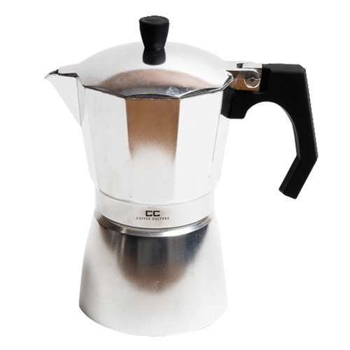 Coffee Culture 6-Cup Stovetop 19cm Coffee Maker - Silver