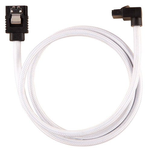 Corsair 60cm 6Gbps Premium Sleeved 90 Degree SATA Cable for PC/HDD