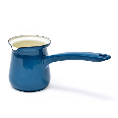 Coffee Culture Enamel 300ml Stovetop Turkish Coffee Pot - Teal