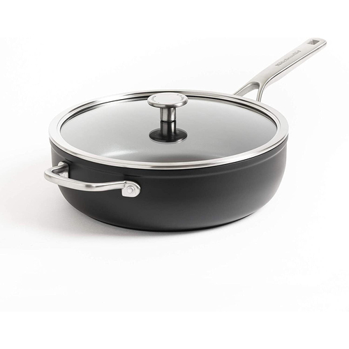 Kitchen Aid Forged Hardened Aluminium Skillet with Helper Handle 28cm