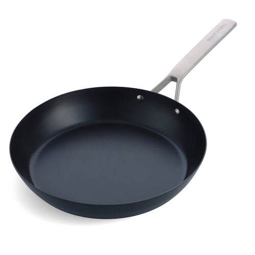 Merten & Storck 30cm Pre-Seasoned Pro Induction Frying Pan Black