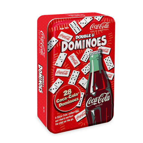 Coca Cola Tinned Game Card or Domino Assorted Kids/Teens Game 13+
