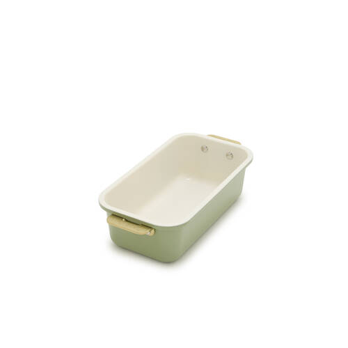 Greenpan Reserve Rectangular Loaf Pan Ceramic Non-Stick Baking Sage Green