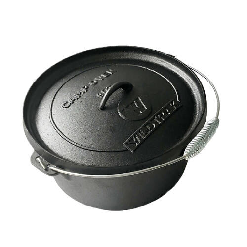 Cockatoo Portable Camping/Travel Camp Oven 9Qt 31x15.5cm Black