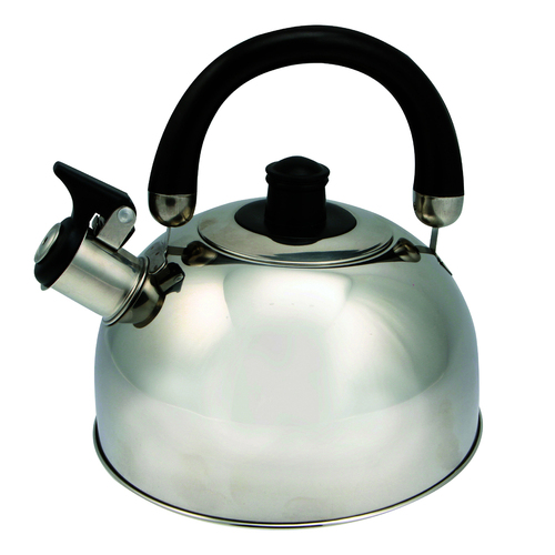 Cockatoo Camping 2L Stainless Steel Whistling Kettle - Silver