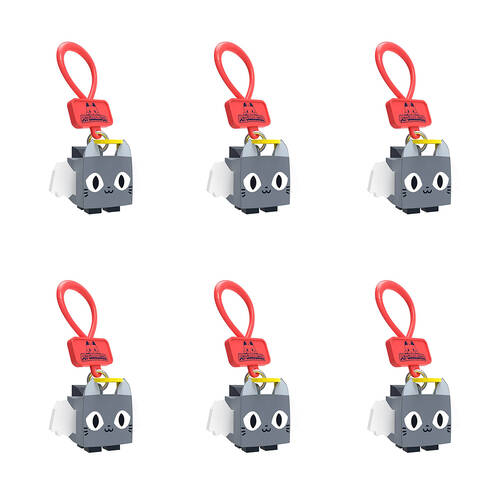 6PK Pet Simulator 3 In Blind Collector Pet Clips S2 - Assorted 6y+