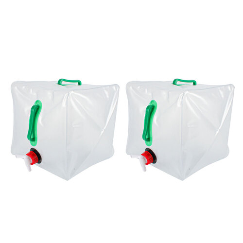 2PK Wildtrak Expanda 20L Collapsible Water Carrier - Clear