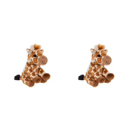 2PK Charlie Bears Cuddle Cub Giraffe Kids Soft Play Toy 0m+