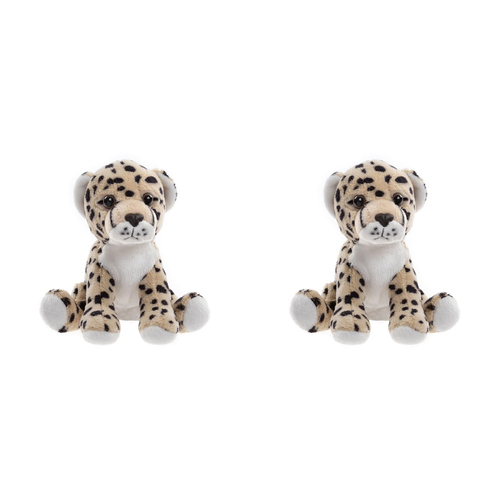 2PK Charlie Bears Cuddle Cub Leopard Kids Soft Play Toy 0m+