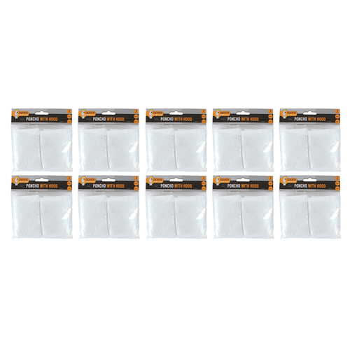 10PK 2pk Cockatoo Poncho With Hood Camping Hang Sell Ac Ca5001 Outdoor Camping