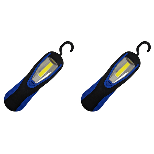 2x Cockatoo Camping Outdoor Magnet/Hook LED Light - Orange/Black