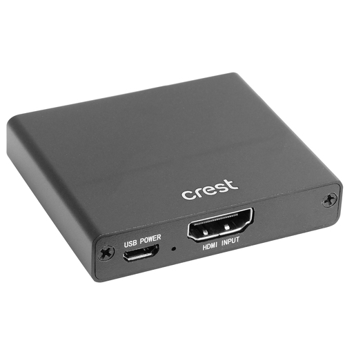 Crest 30Hz Splitter Female to 2x HDMI Port 4K Ultra HD Resolution