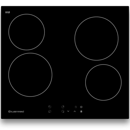 Kleenmaid Built In Ceramic Cooktop Black 60cm