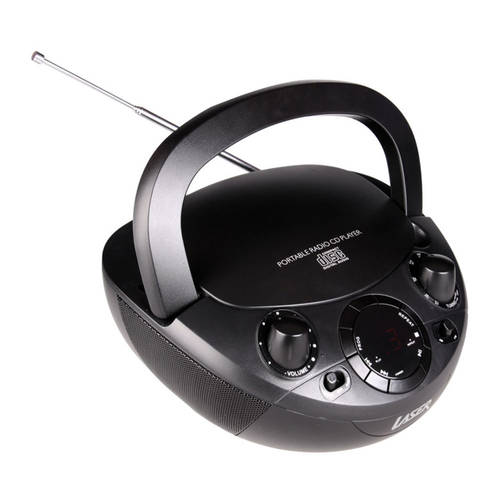 Laser Portable CD Boombox w/ AM/FM Radio
