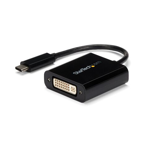 Star Tech USB Type-C to DVI adapter - USB-C to Video Converter - Black