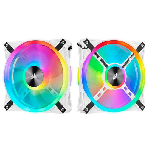 Corsair iCUE QL140 RGB 50.2CFM 140mm Cooling Fan for PC Case - White