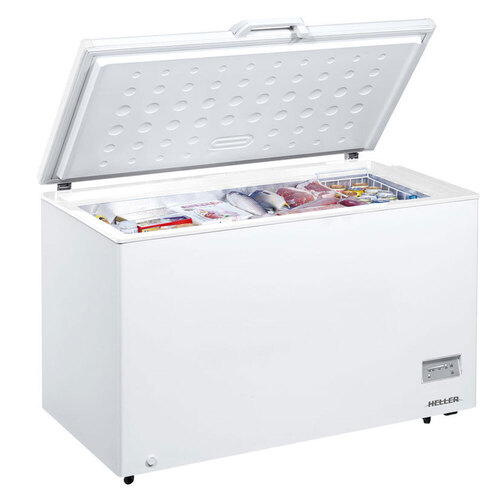 Heller 380L Chest Freezer - Silver