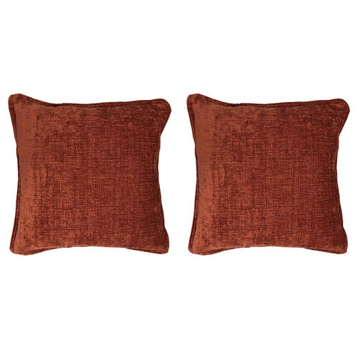 2PK Jason Commercial Parker Cushion Filled 44x44cm Russet