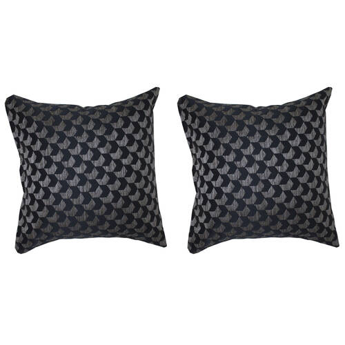 2PK Jason Commercial Regency Cushion Filled 45x45cm Ink Blue