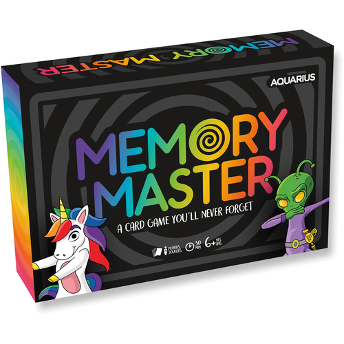 Aquarius Memory Master Card Game Original Edition 6y+