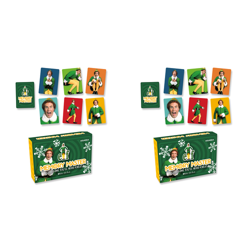 2PK Aquarius Memory Master Card Game Elf Edition Kids Play 6y+