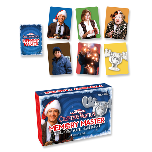 Aquarius Memory Master Card Game Christmas Vacation Edition 6y+