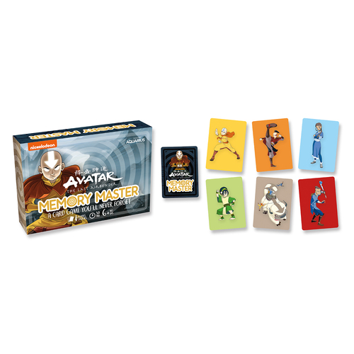 Aquarius Avatar The Last Airbender Memory Master Card Game 6y+