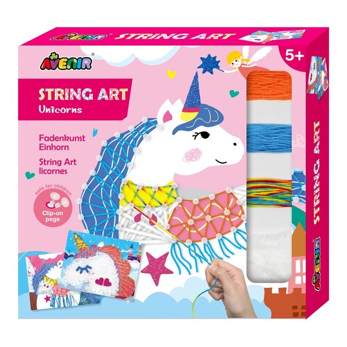 Avenir String Art Unicorn Kids/Children Craft Kit 5y+