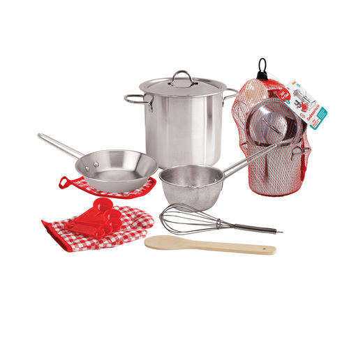 Kaper Kidz Stainless Steel Cooking Playset