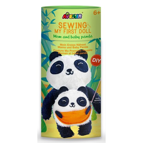 Avenir Sewing My First Doll Panda Plush Activity Toy 6y+
