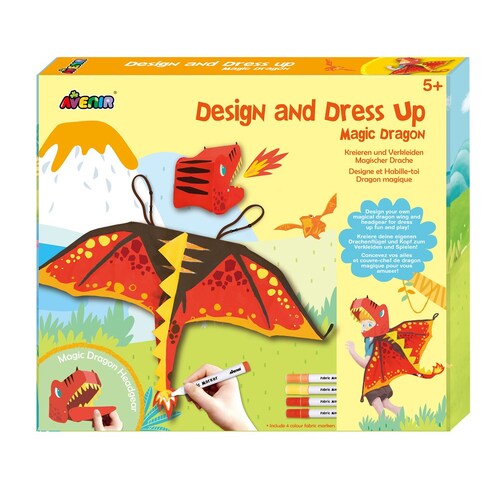 Avenir Design & Dress Up Magic Dragon Kids/Toddler Activity 5y+