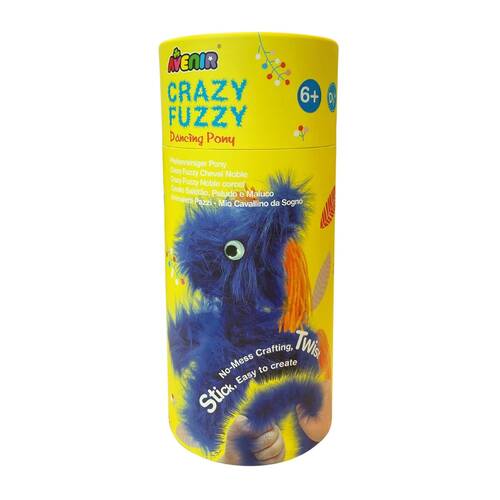 Avenir Crazy Fuzzy Art & Craft Toys Noble Horse - Blue 6y+