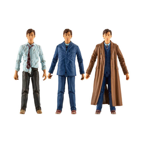 3pc  Doctor Who Tenth Doctor Action Figure Set 14cm