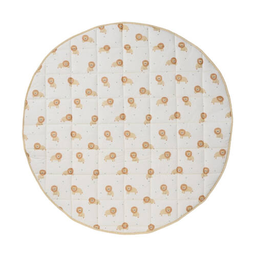 Linen House Kids Cat Nap Play Mat Quilted Soft Padded Nursery Baby Floor-Mat